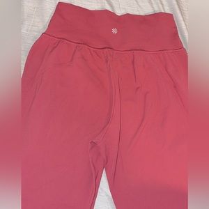 Athleta salutation jogger dark pink size small
